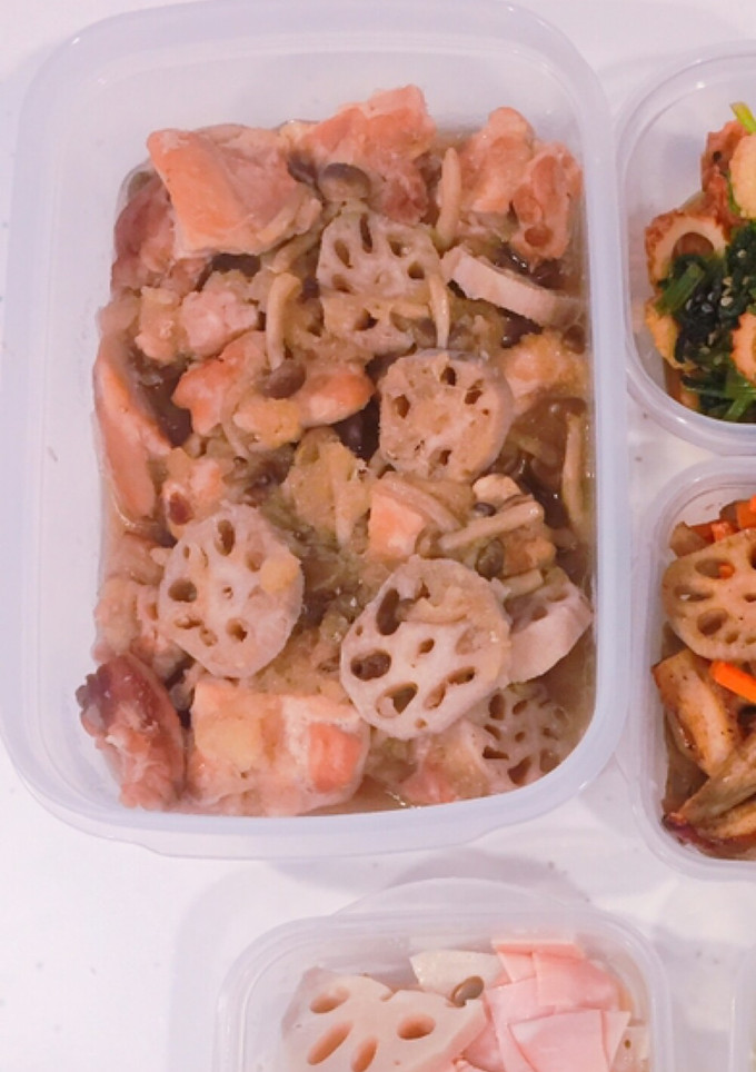 鶏肉とれんこんのみぞれ煮-レシピのメイン写真