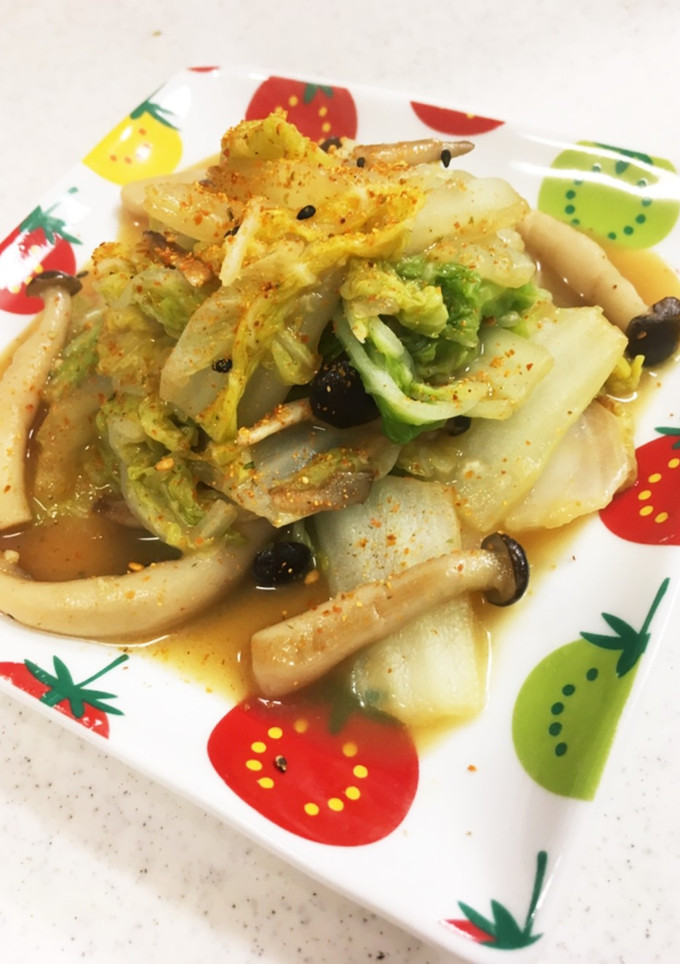 白菜とキノコの炒め煮-レシピのメイン写真