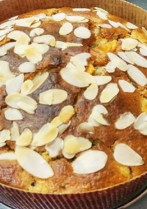 バナナと柿のケーキ-レシピのメイン写真