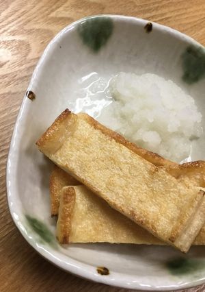妄想周ちゃんおかず・あげと大根おろし-レシピのメイン写真