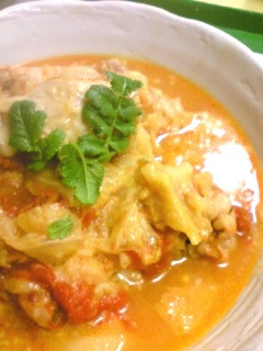 キャベツと鶏肉☆トマト煮込み 圧力鍋使用-レシピのメイン写真