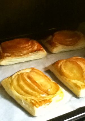 オープンアップルパイ-レシピのメイン写真