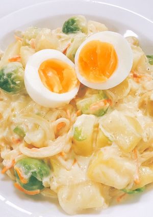 ☆簡単☆牛乳だけで濃厚クリームパスタ-レシピのメイン写真