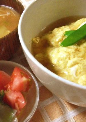 簡単＆節約！牛乳入りふわふわ玉子丼★-レシピのメイン写真
