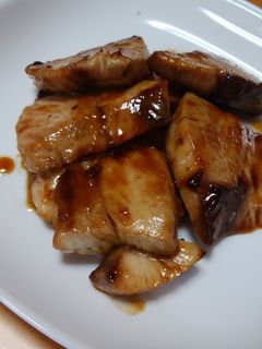 カンパチの刺身で照り焼き!-レシピのメイン写真