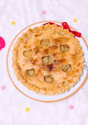 キティちゃんの誕生日祝♡アップルパイ-レシピのメイン写真