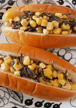 ふじっ子煮×パン、コッペパンサンド-レシピのメイン写真