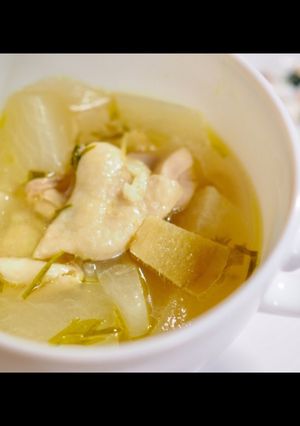ティノーラ♡大根を使って♡チキンスープ-レシピのメイン写真