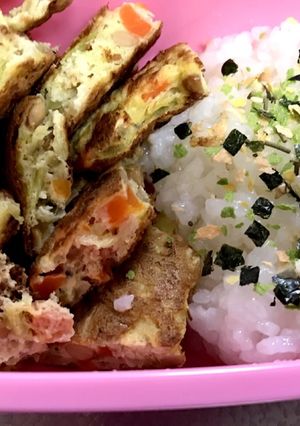 離乳食後期〜お好み焼き◆お弁当◆手掴み-レシピのメイン写真