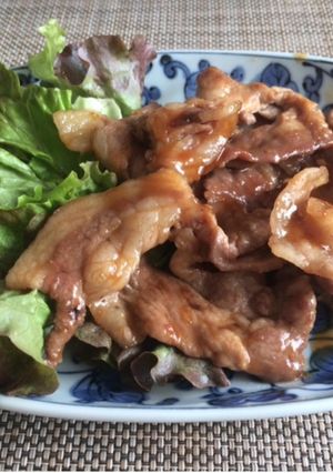 豚の生姜焼（長寿牡蠣だし入り焼肉のたれ）-レシピのメイン写真
