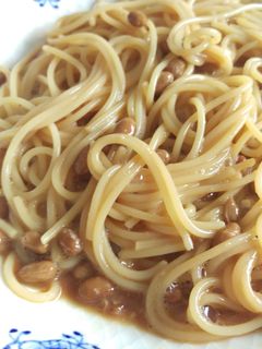 納豆パスタ-レシピのメイン写真
