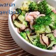 ブロッコリー♣鶏肉の塩昆布和え✿