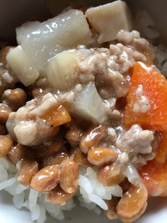 納豆と大根あんかけのご飯-レシピのメイン写真