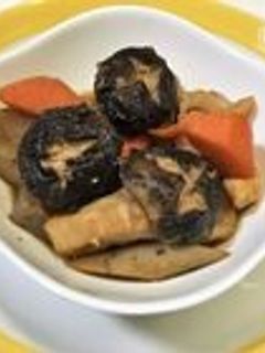 しいたけと根菜の煮物-レシピのメイン写真