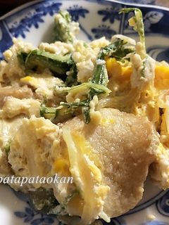 ほっこり (´◡`) 麩の卵とじ-レシピのメイン写真