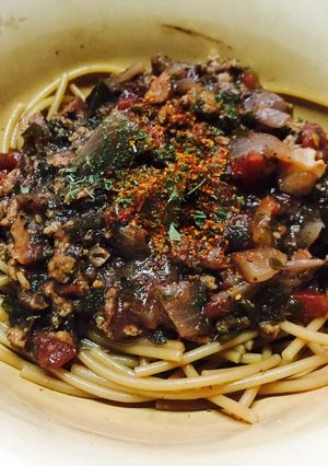 どんぐりミートソース-レシピのメイン写真
