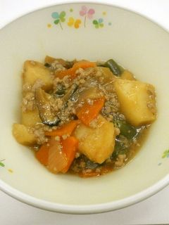揚げじゃがのそぼろ煮-レシピのメイン写真