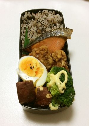 ㊻ ニンニク、生姜たっぷりの唐揚げ弁当♡-レシピのメイン写真