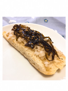 健康朝食!もち麦ごま昆布トースト-レシピのメイン写真