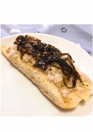 健康朝食！もち麦ごま昆布トースト-レシピのメイン写真