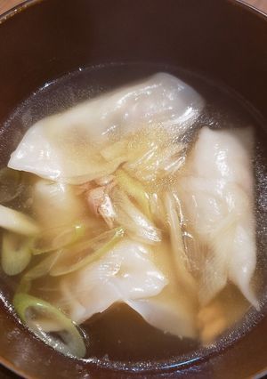 白菜の煮物をアレンジ！餃子スープ-レシピのメイン写真