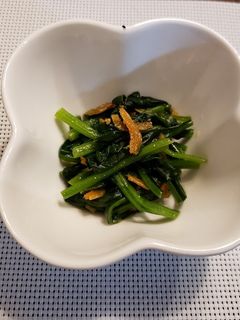 小鉢に一品!ほうれん草と桜えびのナムル-レシピのメイン写真