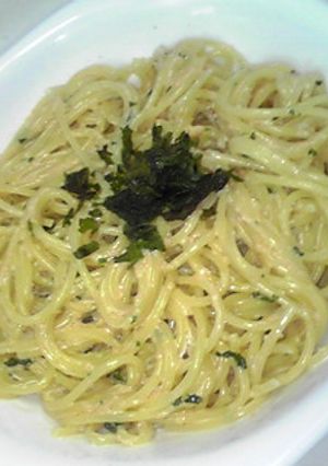 明太マヨ大葉にんにく醤油のパスタ-レシピのメイン写真
