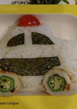 デコ弁 パトカー 子供の好きな物 男の子-レシピのメイン写真