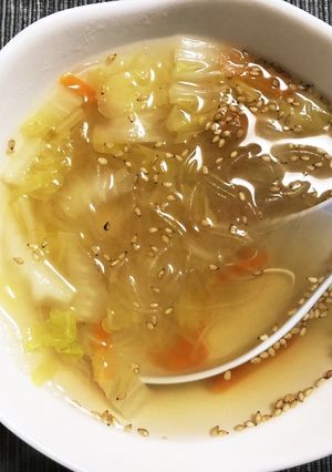 春雨スープ-レシピのメイン写真