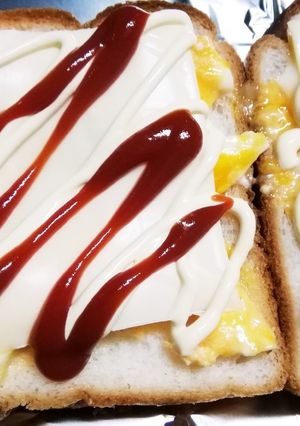 卵好き　朝トースト-レシピのメイン写真