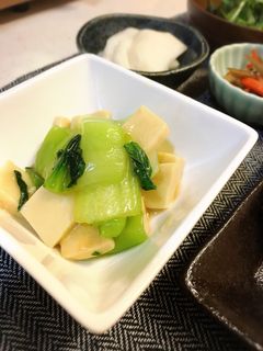 チンゲンサイと高野豆腐の中華あんかけ-レシピのメイン写真