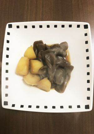 じゃがいもとこんにゃくの甘辛煮-レシピのメイン写真