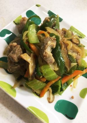豚肉と野菜のピリ辛中華風炒め-レシピのメイン写真