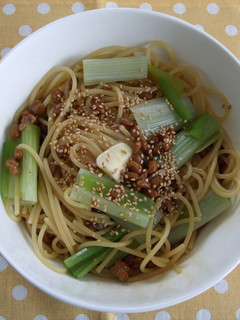 超簡単!美味しい納豆スパゲティ-レシピのメイン写真