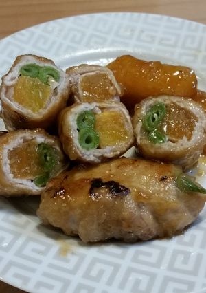 柿の肉巻き-レシピのメイン写真