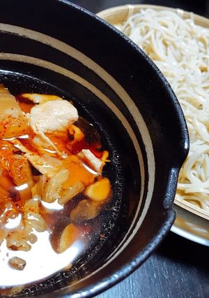 つけ麺風☆白菜と豚肉のつけ汁蕎麦-レシピのメイン写真