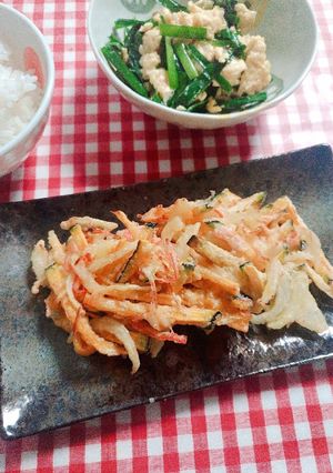 失敗なし！簡単♡サクサク♪南瓜のかき揚げ-レシピのメイン写真