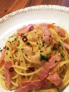 簡単◎ベーコンのペペロンチーノ-レシピのメイン写真