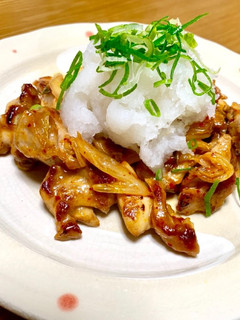 鶏キムチ たっぷりおろしポン酢で-レシピのメイン写真