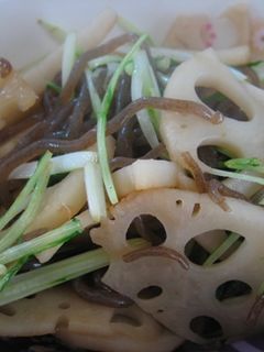 簡単!レンコンと糸こんのすき煮-レシピのメイン写真
