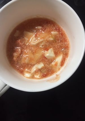 明太子とトマトの豆腐煮込み-レシピのメイン写真
