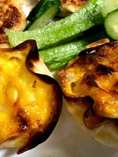 餃子の皮とコンポタ、火を使わないキッシュ-レシピのメイン写真
