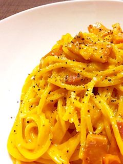 卵だけで美味しくできる!本格カルボナーラ-レシピのメイン写真