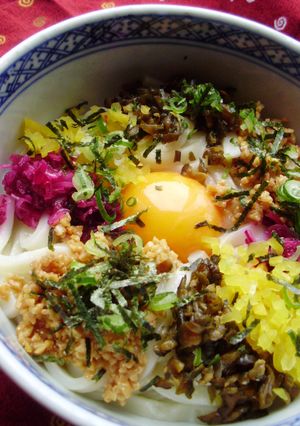 のど越しのいい☆冷やし納豆うどん-レシピのメイン写真