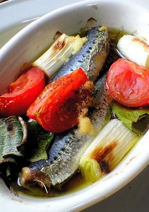 スペイン料理風　いわしのガーリックオイル-レシピのメイン写真