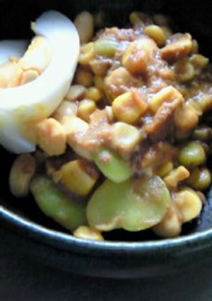 余ったカレーで☆まめ豆ドライカレー-レシピのメイン写真