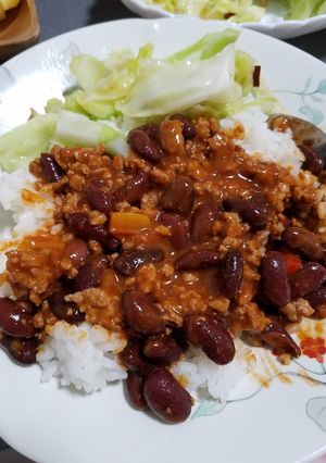 ドイツのクノールでチリコンカン！-レシピのメイン写真