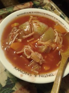 丸ごと玉ねぎスープ ミネストローネ風-レシピのメイン写真