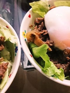 コストコの簡単温玉のせプルコギ丼☆*。-レシピのメイン写真