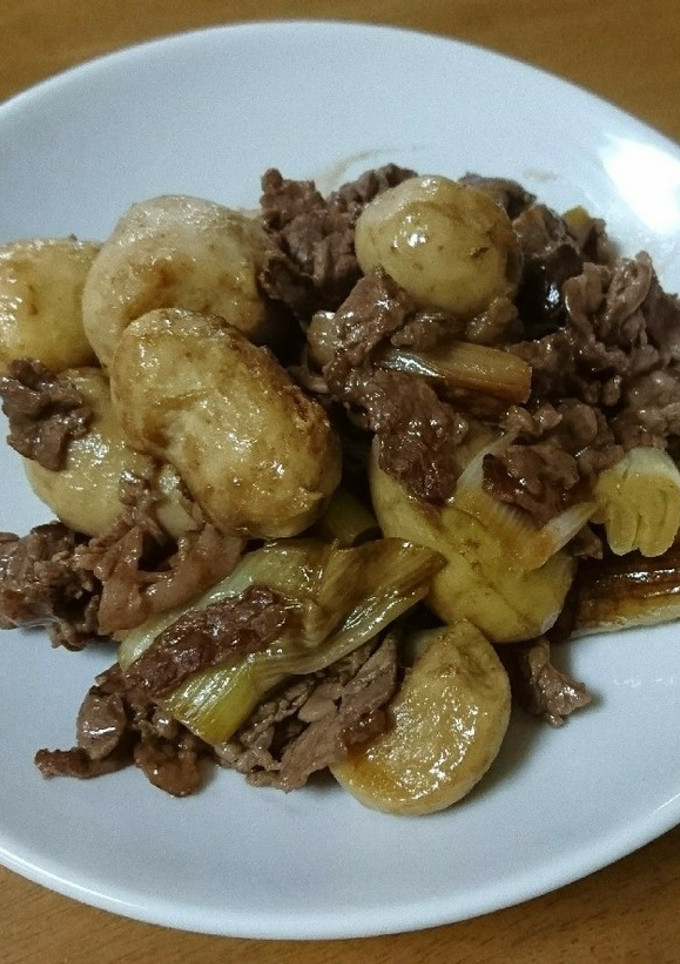 里芋と牛肉の炒め煮-レシピのメイン写真